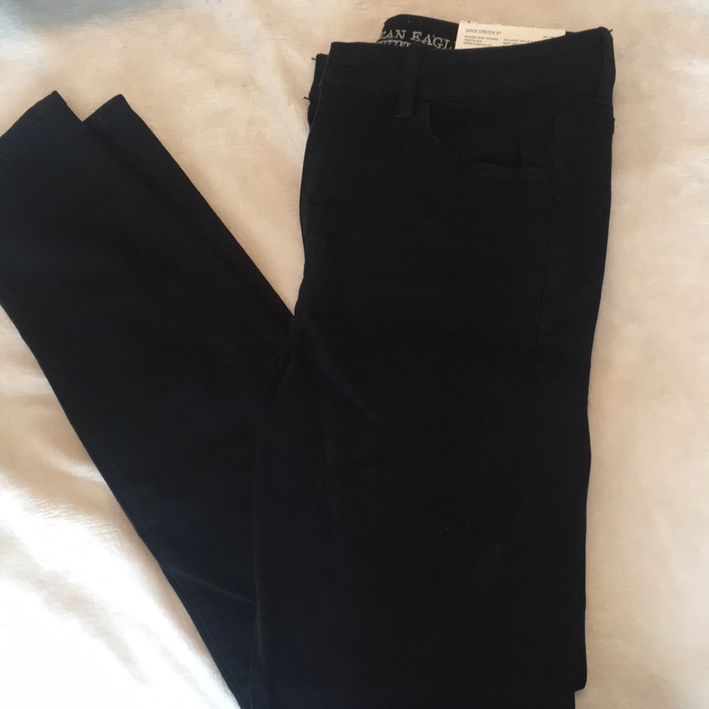 black american eagle jeans